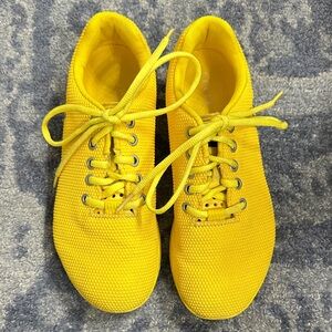 NOBULL Women’s Yellow Knit Lace-Up Training Shoes